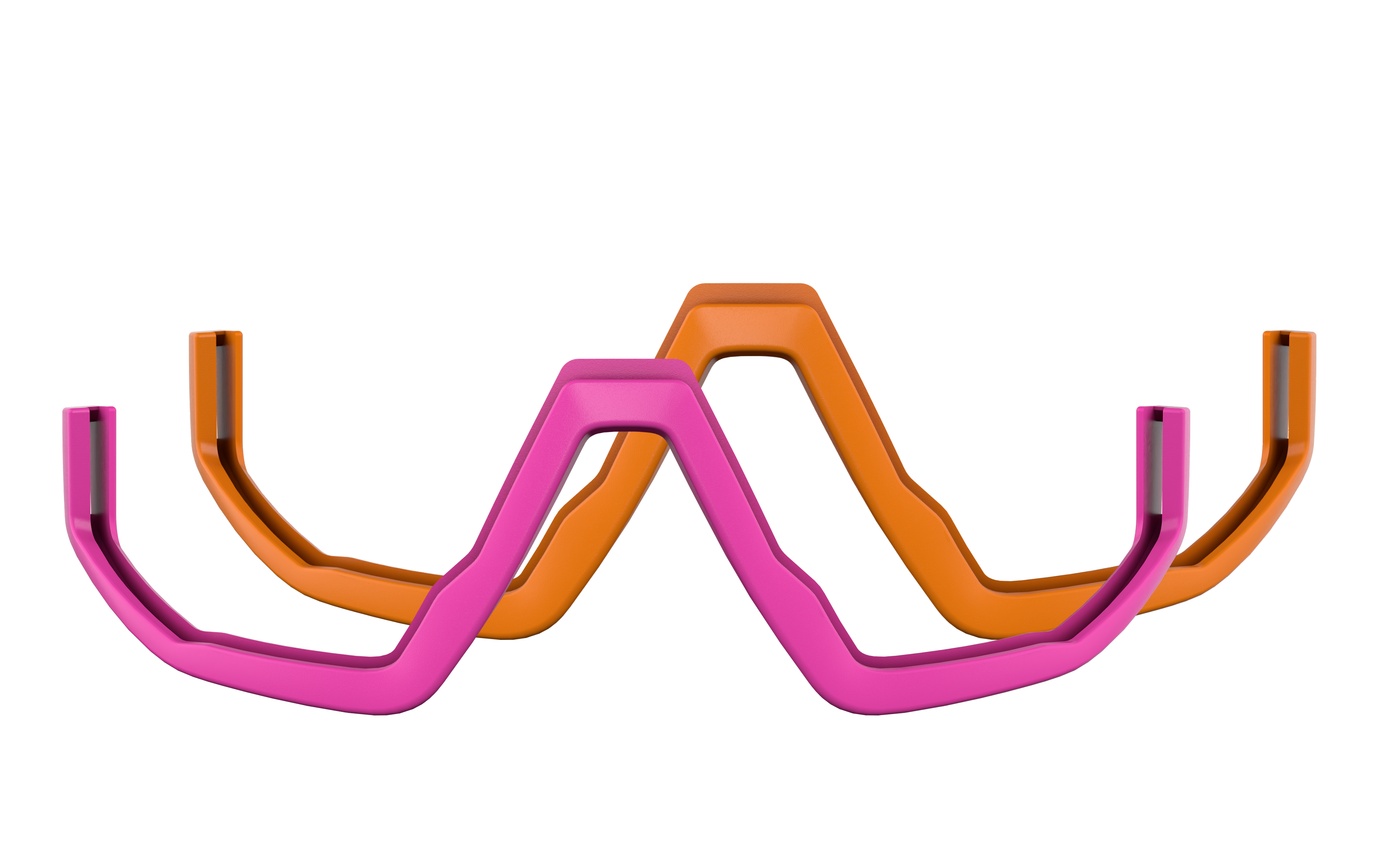 Fusion Jawbone Neon Pink and Orange